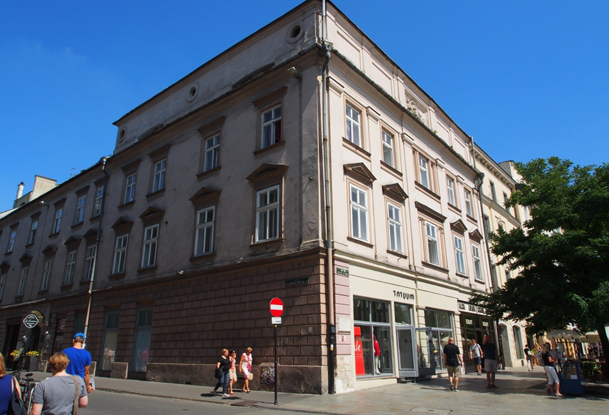 widok narożny kamienicy